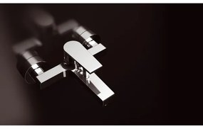 Baterie pentru cadă Sapho KAI, crom lucios