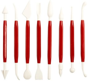 Ustensile pentru modelare fondant 8 buc. din plastic Sugar Sculpting – Mason Cash