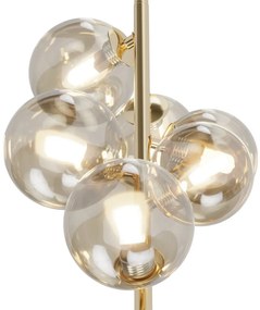 Lustra moderna design deosebit cu 6 de surse de lumina Dallas auriu