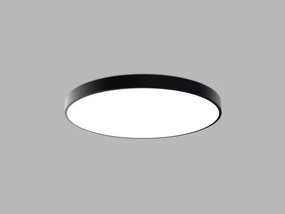 LED2 - Plafonieră LED MONO SLIM, 80 W, 230 V, 3000 K/4000 K, Ø 80 cm, neagră