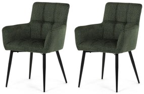 Set de scaune de sufragerie DCH-P3146 GRN2, 2 buc.
