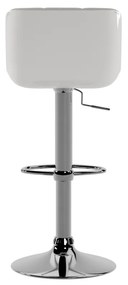 STONES Scaun din piele ecologică 36cm X 38.5cm H. 83/98cm | Aosom Romania