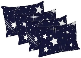 Set 4 perne Estrellas, microfibra matlasata, 50x70 cm