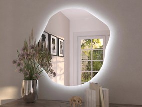 Oglindă LED organică cu iluminare A35