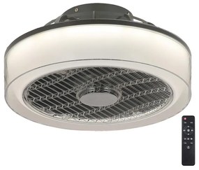 Plafonieră LED dimabilă Rabalux cu ventilator LED/30W/230V + telecomandă