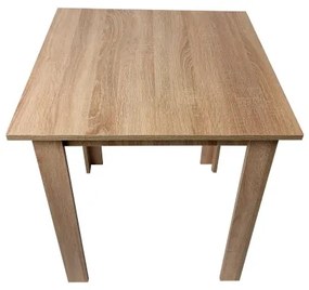 Masă pătrată de sufragerie LEVI stejar