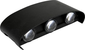 HÖFFTECH - Aplică de perete LED pentru exterior UP&DOWN 6xLED/1W/230V IP65