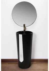 Lavoar freestanding negru Rea Blanka