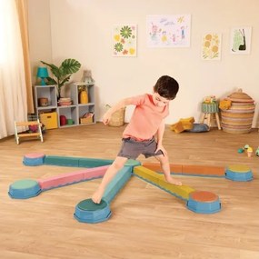 Pietre de echilibru pentru copii B-Toys BALANCE & HOP 6 buc.