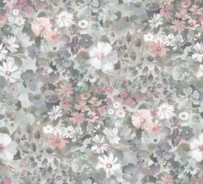 Fototapet, Summer Field, Dusty Pink, Rebel Walls