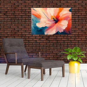 Tablou - Floare pictată (90x60 cm)