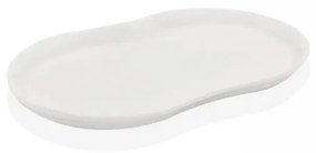 Platou Ceramica LUZ008, Culoare Alb