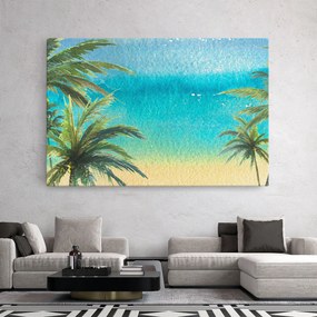 Tablou Canvas, 80x120cm, Dormitor si Living, Peisaje, Plaje, Coconut Palms Paint