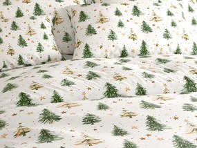 Lenjerie de pat din bumbac CHRISTMAS FOREST colorat Dimensiune lenjerie de pat: 70 x 90 cm | 140 x 200 cm