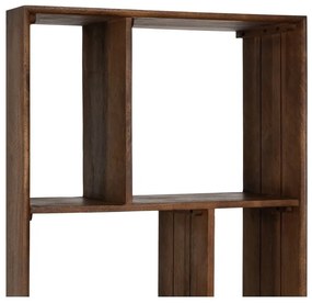 Bibliotecă maro din lemn de mango 60x190x30 cm Sagara – Ixia