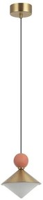 Pendul LED, Ceramica, Sticla, BRASS, ZB-25100