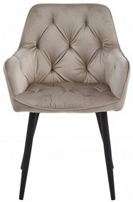 Scaun de masa JORK VELVET, bej