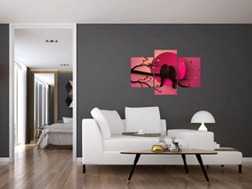 Tablou - Păsări îndrăgostite (90x60 cm)