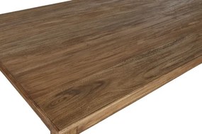 Masa dining dreptunghiulara, din furnir de mahon, Carem