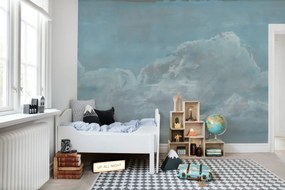 Fototapet, Up in the Clouds, Blue, Rebel Walls