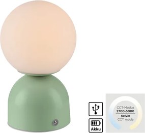 Schöner Wohnen 19218-43 - Lampă de masă LED RUDI, dimabilă, LED/1,2W/5V, verde