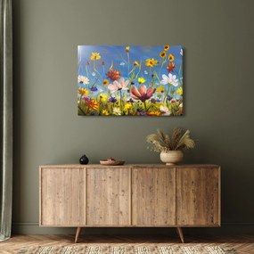 Tablou cu luncă înflorită (90x60 cm)