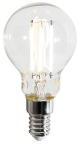 Bec LED inteligent E14 P45 sticlă transparentă 4.2W 470lm 2700-6500K