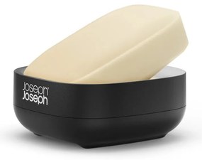 Săpunieră neagră din plastic Slim – Joseph Joseph
