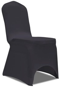 Husa de scaun elastica, 4 buc., antracit 4, Antracit