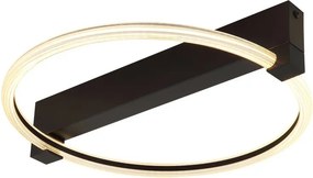 Plafoniera LED metal negru FLETCHER