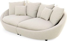 Canapea lemn masiv Maui, 237 × 87 × 131 cm