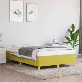 Cadru de pat, verde, 120 x 200 cm, material textil Verde, 35 cm, 120 x 200 cm