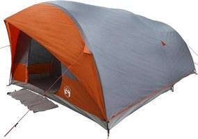 vidaXL Cort tunel Gri și Portocalie 500 x 348 x 200 cm tafta