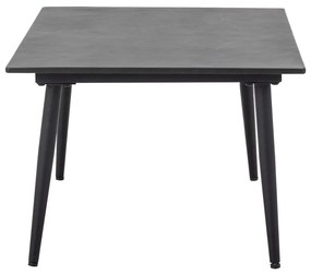 Masuta de cafea de exterior, neagra, din fibrociment, Pavone