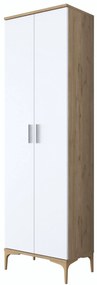 Dulap de haine Daboko 1 (Nuc + alb) . 1093933