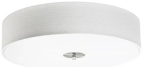 Plafonieră rustică albă 50 cm - Drum Jute