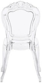 Set 2 buc. scaune pentru sufragerie Vitton (transparent). 1009867