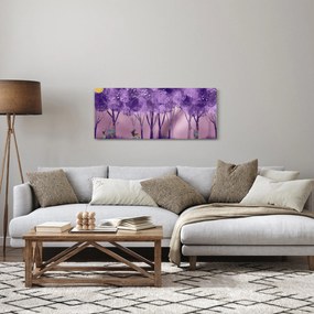 Tablou - Cerbi în pădurea magică (120x50 cm)