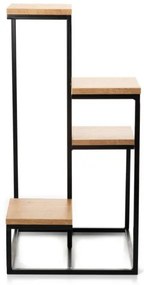 Suport pentru flori KASKADA 79x40 negru/maro