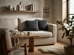Perna decorativa ALINA 45x45 cm, gri