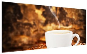 Tablou cu ceașca de cafea (120x50 cm), în 40 de alte dimensiuni noi