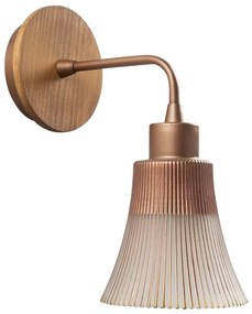 Aplică de perete arămie ø 13 cm Foca – Opviq lights