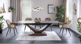 Masa extensibila Dolce Ceramic gri ITALY GREY/nuc L180-240 cm