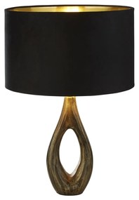 Veioza/Lampa de masa design decorativ Bucklow, negru