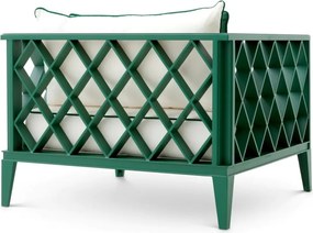 Fotoliu pentru interior si exterior Ocean Club, verde, 119629 HZ