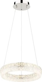 Globo 67387-24 - Lustru LED reglabil suspendat pe cablu LAUREL LED/24W/230V transparent + telecomandă