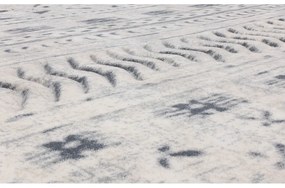 Covor alb din lână 230x340 cm Masi – Agnella