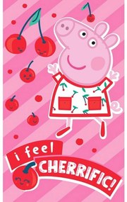 Purcelușa Peppa Cherrific prosop de mână, prosop de față, prosop 30x50 cm