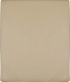 vidaXL Cearșaf de pat cu elastic, 2 buc, gri taupe, 160x200 cm bumbac