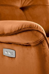 Fotoliu recliner Semir velvet cinnamon H108 cm